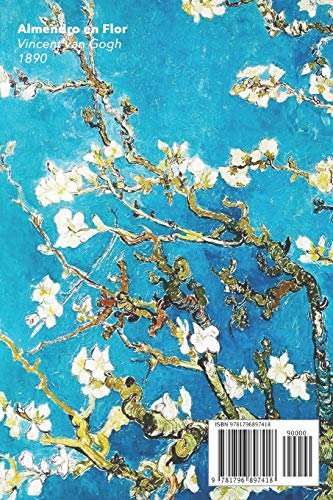 Vincent van Gogh Cuaderno: Almendro en Flor | Perfecto Para Tomar Notas | Diario Elegante | Ideal para la Escuela, el Estudio, Recetas o Contraseñas