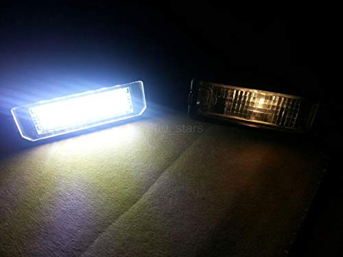 VINSTAR LEDPremium 2X Luces DE MATRICULA LED REEMPLAZO Seat Leon II 2 Mk2 III 3 Mk3 CANBUS