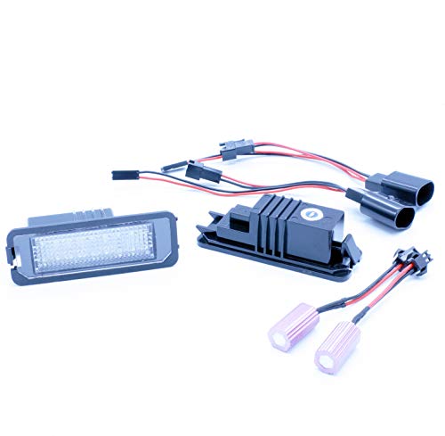 VINSTAR LEDPremium 2X Luces DE MATRICULA LED REEMPLAZO Seat Leon II 2 Mk2 III 3 Mk3 CANBUS