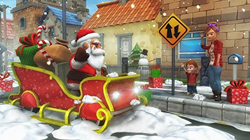 Virtual Santa Clause Simulator 3D: Entrega de regalos Frenzy Adventure Mission Game Gratis para niños 2018