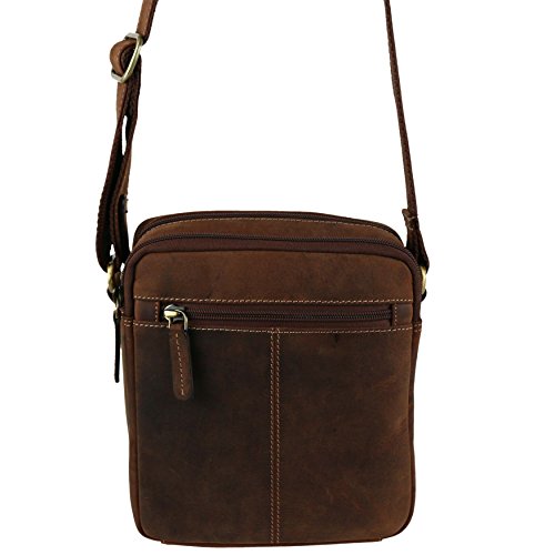 Visconti - Bolso cruzados de Otra Piel para mujer Marrón Olio abbronzante