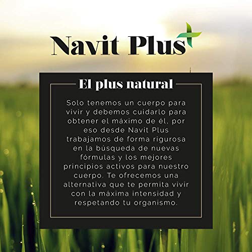 Vitamina B12 Navit Plus | 120 Cápsulas vegetales. Complemento alimenticio con B1, B2, B3 y B6, esenciales para el óptimo cuidado de la salud. Complejo vitamínico natural. Fabricado en España. ISO9001