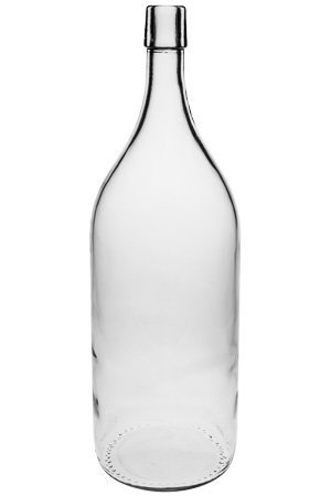 Viva Haushaltswaren - Botella de Cristal (con Cierre, 2 L, rellenable, Incluye Embudo de 12 cm de diámetro)