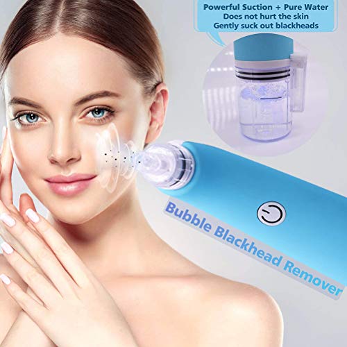 VIVILIAN Espinilla Aspiradora Limpiador Espinilla Extractor Recargable Poro Limpiador Portátil Burbuja Facial Limpiador con 4 Sondas y 3 Modos