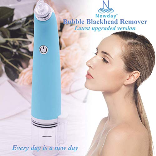 VIVILIAN Espinilla Aspiradora Limpiador Espinilla Extractor Recargable Poro Limpiador Portátil Burbuja Facial Limpiador con 4 Sondas y 3 Modos