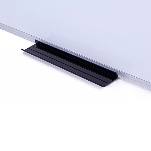 VIZ-PRO Pizarra blanca magnética con marco de aluminio, 150 x 90 cm