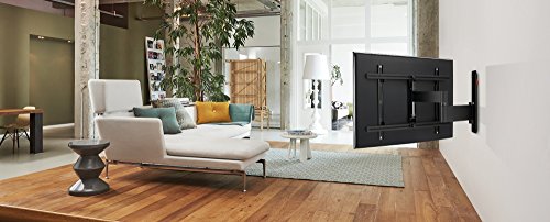 Vogel's WALL 3345 Negro, Soporte de pared para TV 40 - 65 Pulgadas, Inclinable y Giratorio 180º, Máx 30 kg y con sistema VESA máx. 600x400