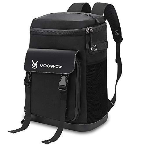 VOGSHOW Mochila Nevera 30 l, Mochila Térmica de Picnic Aislada, Mochila de Refrigeración, Bolsa Térmica Multiusos para Acampar, Familia al Aire Libre, BBQ, Compras, Viajes, Pesca y Playa