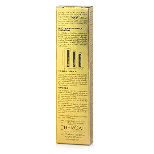 VOLUMAX Supreme Care & Gloss. Labios Voluminosos, Hidratados y Con Color. 15ml