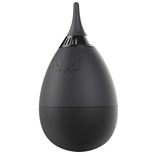 VSGO Hurrican - Fuelle con Filtro de Polvo Limpiador de Polvo extrafuerte Air Blower Anti Roll técnica de Color Negro diseño Elegante Adecuado para cámara, Objetivos, Sensor, Teclado, Smartphone