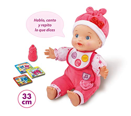Vtech - Muñeca interactiva, Little Love, rita aprende a hablar (3480-153922)