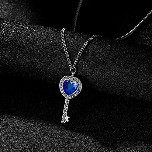VVHN Collar con Colgante de Ceniza Artículo Joyas Llave de corazón Collar con Colgante de Caja de Ceniza
