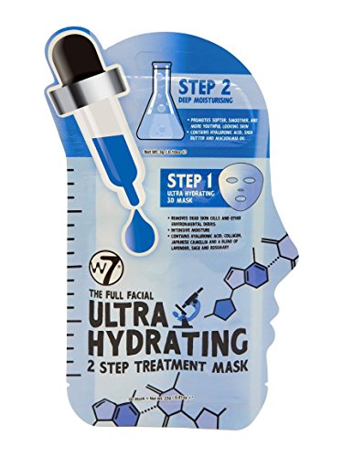 W7 The Full Facial Ultra Hydrating 2 Step Treatment 3D Face Mask & Moisturiser