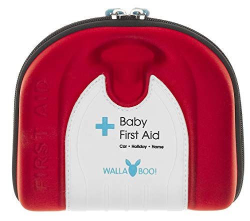 Wallaboo - Botiquín de primeros auxilios para bebé, color rojo