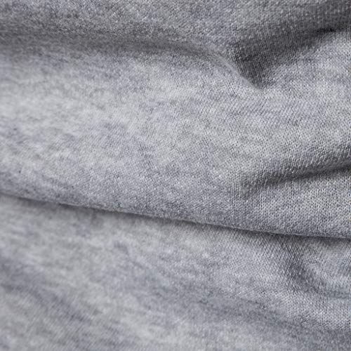 waotier Chaquetas Deportivas Chaqueta De Trinchera Hombres Cremallera Sudaderas con Capucha Botón de Empalme Pullover Sudadera con Capucha de Manga Larga Tops Blusa