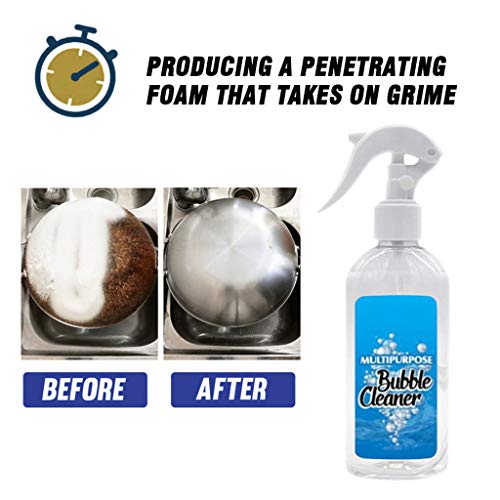 WARMWORD Limpiador De Cocina,Limpiador De Espuma Utensilios De Cocina Domésticos Detergente Desincrustante Limpiador De Burbujas Multiusos Limpiador de Grasa de Cocina 100ML