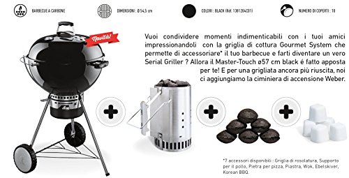 Weber 1381204C01 - Promoción Weber Master-Touch 57Cm Black Gbs