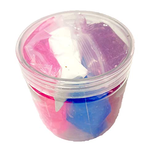 Webla - Non-Toxic Clear Slime Beautiful Color Mixing Cloud Slime Kids Relief Stress Toys Slime Mud