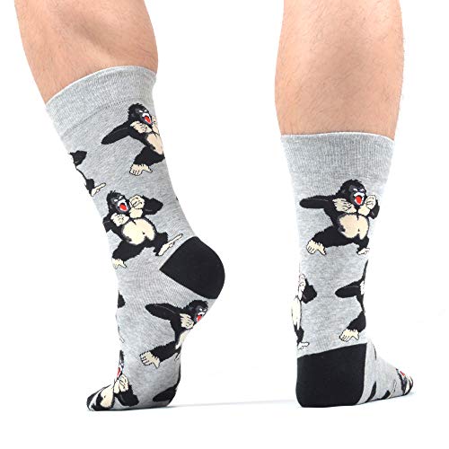 WeciBor Calcetines Hasta La Pantorrilla Para Hombre Estampados Hombres Ocasionales Calcetines Divertidos Impresos de Algodón de Pintura Famosa de Arte Calcetines de Colores de moda