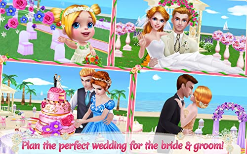 Wedding Planner - Dress Up, Makeup & Cake Design Game for Girls