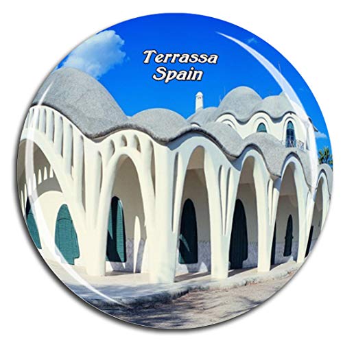 Weekino España Masia Freixa Terrassa Imán de Nevera 3D de Cristal de Turismo de la Ciudad de Viaje Recuerdo de la Colección de Regalo Fuerte Etiqueta Engomada del refrigerador