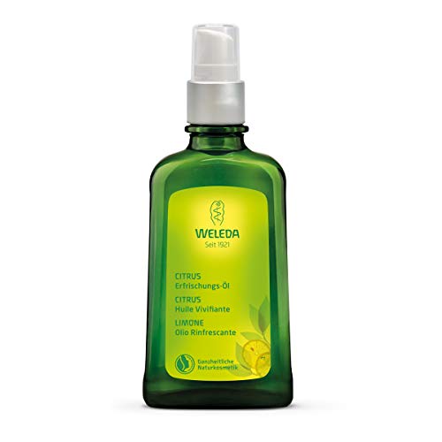 Weleda Citrus - aceites corporales (Hidratante, Botella, Prunus Amygdalus Dulcis (Sweet Almond) Oil, Alcohol, Citrus Medica Limonum (Lemon) Peel Oil, Fragran, Apply a small amount of Citrus Refreshing Body Oil to damp skin. Massage in a circular motion to