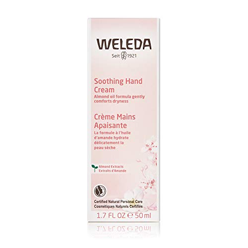 Weleda Crema de manos para piel sensible a almendras, 50 ml