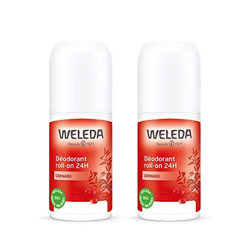Weleda Roll-on 24H - Desodorante de granada (2 unidades de 50 ml)