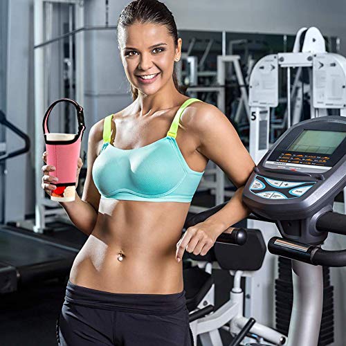 WENTS Funda Botella Funda Neopreno Botella Café Helado Reutilizables Funda Aislante para Bebidas Frías Soporte de Taza de Neopreno Ideal para Starbucks Mcdonalds Dunkin Donuts y Más (6 pcs)