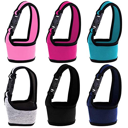 WENTS Funda Botella Funda Neopreno Botella Café Helado Reutilizables Funda Aislante para Bebidas Frías Soporte de Taza de Neopreno Ideal para Starbucks Mcdonalds Dunkin Donuts y Más (6 pcs)