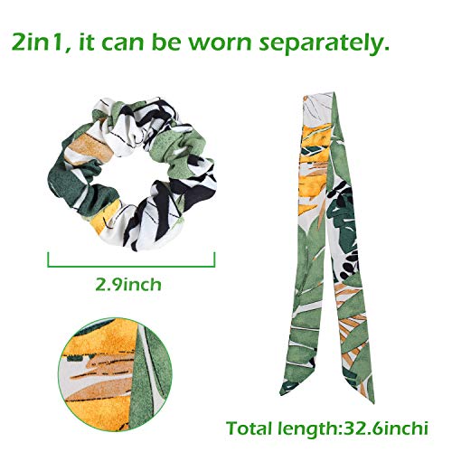 WhalineWhaline - Juego de 6 gomas elásticas para el pelo, para mujer y niña, , , Color primavera y verano.,, ]