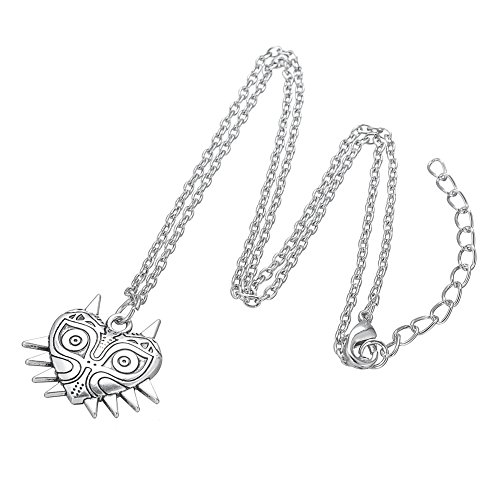 Wiccan peltre la máscara de Majora Legend Of Zelda suerte colgante collar joyas