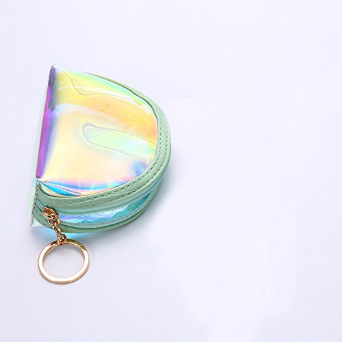 Wicemoon - Bolsa de cosméticos Transparente con Carcasa de gelatina para Monedas, Monedero, Cartera y Llavero