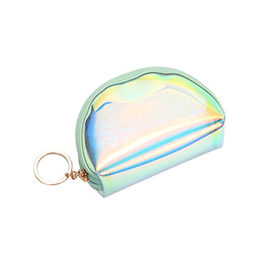 Wicemoon - Bolsa de cosméticos Transparente con Carcasa de gelatina para Monedas, Monedero, Cartera y Llavero