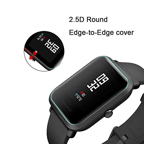 Widamin 6Pack, Protector de Pantalla para Huami Amazfit Bip, TPU Suave de Cobertura Completa Protector Pantalla, [De Alta Definición], Protector Compatible con Xiaomi Huami Amazfit Bip