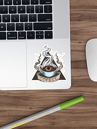 WillettaStore The Holy Trinity of Caffeine - Pegatinas (3 Unidades)