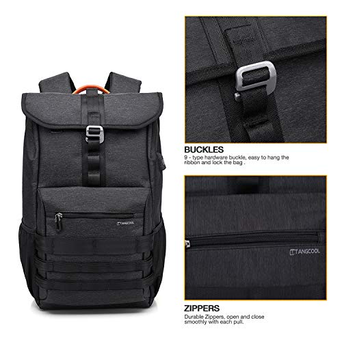 Wind Took Mochila portátil Hombre Trabajo con Puerto de Carga USB,Mochila Escolar Impermeable Mochila Unisex,Adapta a Trabajo Mochilas Colegio baypacks Mochila portatil 15.6 Pulgadas