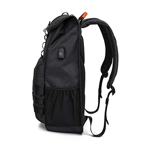 Wind Took Mochila portátil Hombre Trabajo con Puerto de Carga USB,Mochila Escolar Impermeable Mochila Unisex,Adapta a Trabajo Mochilas Colegio baypacks Mochila portatil 15.6 Pulgadas