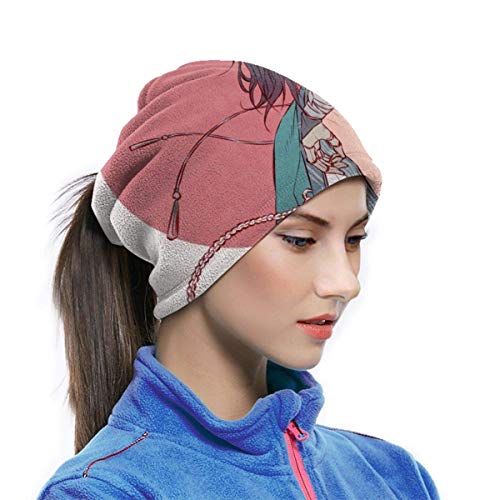 WlQshop Calentadores de Cuello Dororo Hyakkimaru Fleece Neck Warmer Gaiter Seamless Outdoor Mascarilla Cold Weather Winter Neck Gaiter Windproof Breathable Bandana Balaclavas for Motorcycle Cycling