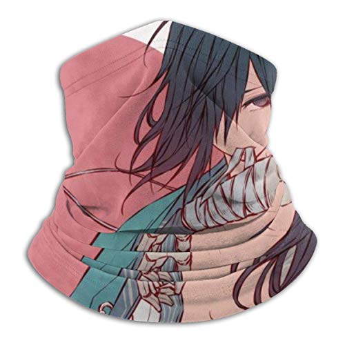 WlQshop Calentadores de Cuello Dororo Hyakkimaru Fleece Neck Warmer Gaiter Seamless Outdoor Mascarilla Cold Weather Winter Neck Gaiter Windproof Breathable Bandana Balaclavas for Motorcycle Cycling