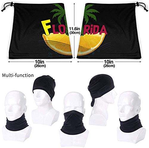 WlQshop Calentadores de Cuello Florida Summer Neck Warmer Scarf Gaiter Mascarilla Bufandas For Dust Cold Weather Winter Outdoors Festivals Sports For Men And Women