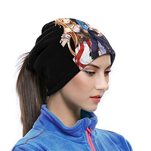 WlQshop Calentadores de Cuello Sword Art Online SAO Kirigaya Kazuto Asuna Cubrecabezas Outdoor Cold Weather Winter Sciarpe Windproof Breathable Bandana Balaclavas For Motorcycle Cycling