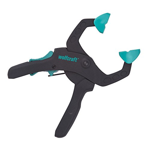 Wolfcraft 3615000 3615000-1"FZR 40" Pinza de sujeción de carraca, Azul, 40 mm