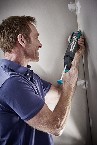Wolfcraft 4044000 Cartuchos vacíos para relleno de masilla y aplicación con pistola selladora, 310 ml, Set de 3 Piezas