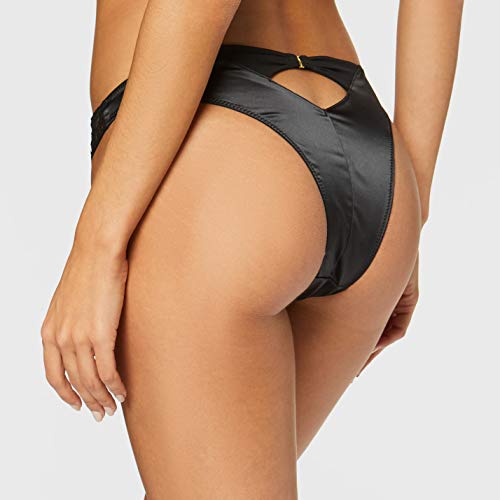 Women's Secret Limited Edition Black Lace Braguita brasileña, Negro (Negro 1), (Tamaño del Fabricante: L) para Mujer