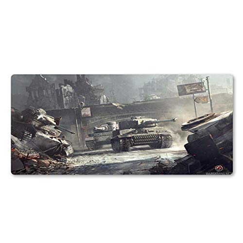 World Mouse Pad Alfombrilla súper Caliente para ratón Computadora Alfombrilla de ratón WOT Alfombrilla de Goma sin Perfume Alfombrilla para ratón de computadora y Oficina 700x300x2