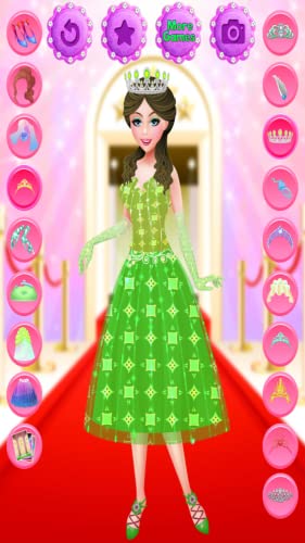 Wow ! Fashion Dress Up : 6 models in shiny dresses