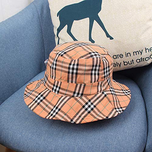 wtnhz Artículos de Moda Sombrero de Pescador de celosía al Aire Libre Sombra de Sol Sombrero de cornisa Grande Sombrero de Verano para niñosRegalo de Vacaciones