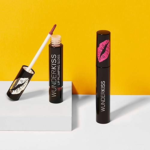 WUNDER2 WUNDERKISS Brillo Voluminizador de Labios con Ácido Hialurónico, Color Nude