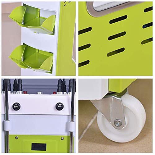 WYBM Stand Up Secador de Pelo Perm máquina con múltiples Funciones Pantalla LCD cajones de Almacenamiento portátil Acelerador Procesador Peluquero Profesional peluquería Color 807